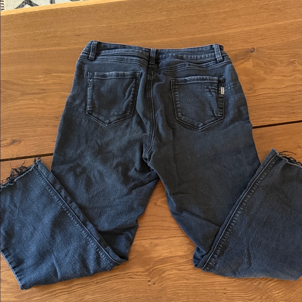 Nordstrom 1822 Denim Women's Dark Gray Black Jeans size 29 - Picture 5 of 6